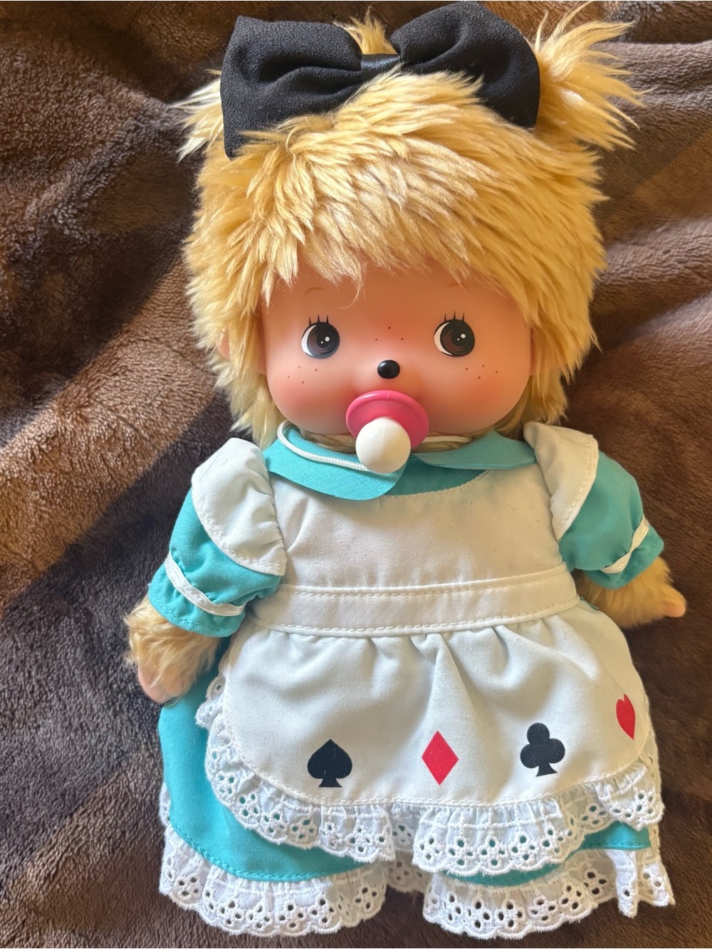 Monchhichi Bebichhichi doll- Alice in Wonderland